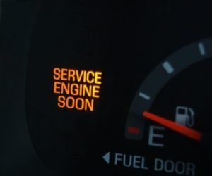 what causes check engine light to flash